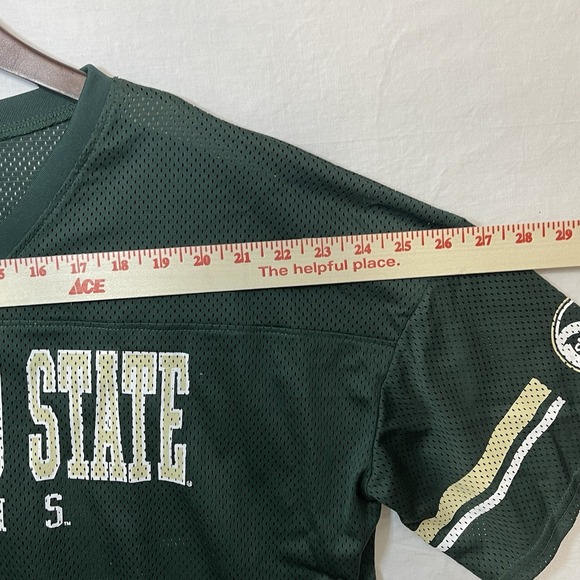 Colorado State Rams Mesh Football Jersey Green Rivalry Threads - Picture 7 of 8